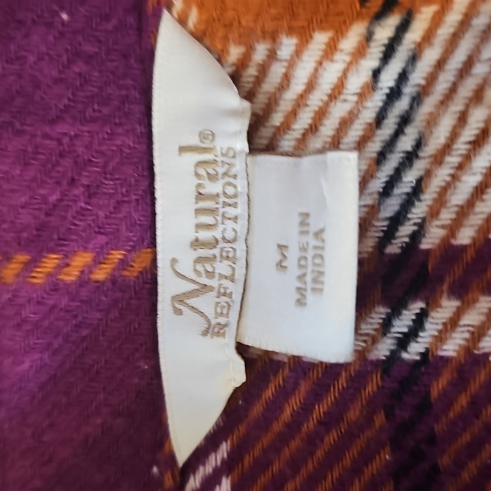 Natural Reflections Plaid Shirt Size M - Picture 2 of 5